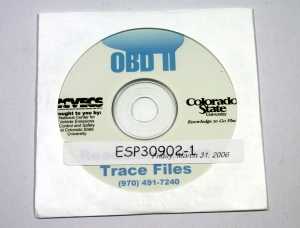 OBDII Readiness Drive Cycle CD